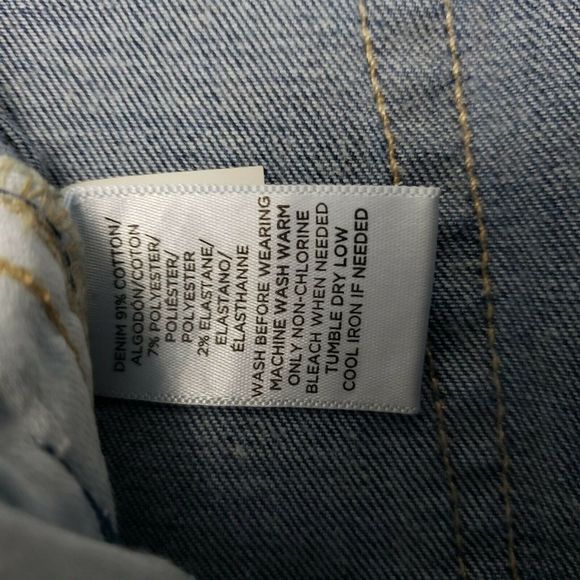 LOFT 31/12 side trim tuxedo stripe skinny jeans - Picture 7 of 7